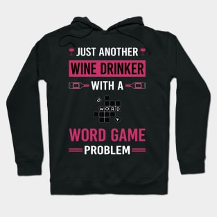 Wine Drinker Word Games Hoodie